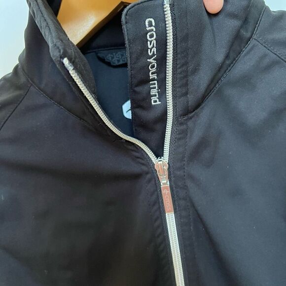 Cross Golf Sportswear Windbreaker Jacket Sweden Water Resistant Black Women’s M - Picture 7 of 13